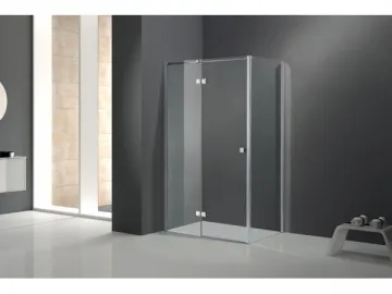 Frameless Hinged Shower Screen