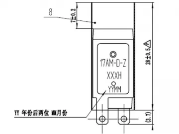 Thermal Protector, 17AM-D-Z Series