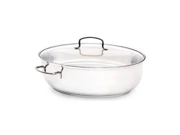 Stainless Steel Oval Roaster