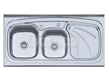 BL-910L Satin Finish Stainless Steel Kitchen Sink