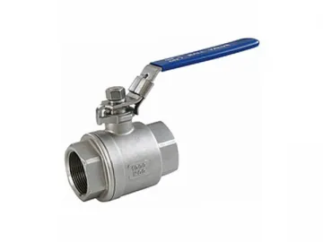 2 Piece Threaded End Ball Valve