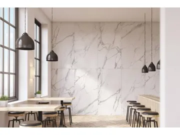 Statuario Calacatta Marble Wall Slab  (Wall Slab, Kitchen Slab, Indoor Slab, Outdoor Slab)