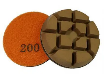 Resin Metal Concrete Floor Polishing Pad