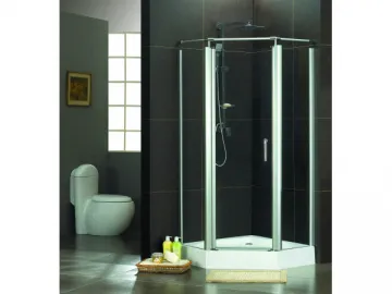 AL Pivot Door Shower Enclosure