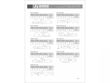 (1) Floor Decking Forming Machine