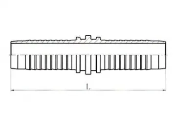 90012 Double End Hose Connector