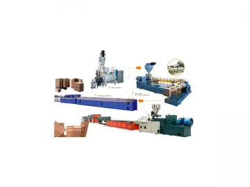 Wood Plastic Profile / Board Production Line