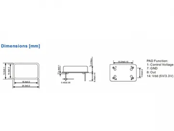 6R Half Size VCXO