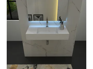 Acrylic Wall Mounted Sink PS-9011