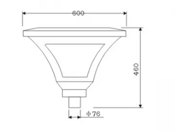 XLD-T101 Garden Post Lamp