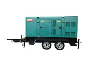 Mobile Diesel Generator, Trailer Mounted Industrial Generator, Towable Generator