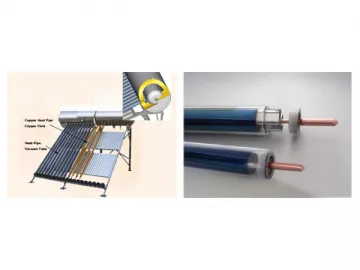 Compact Stainless Steel Pressurized Solar Water Heater