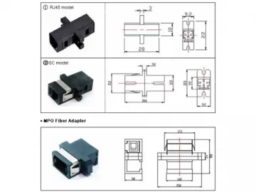 MT-RJ/MPO Fiber Optic Adapter