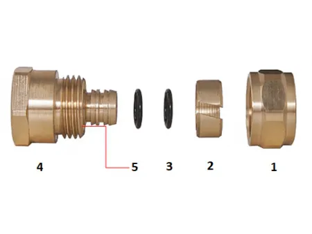 HS210 - Brass Compression Fittings