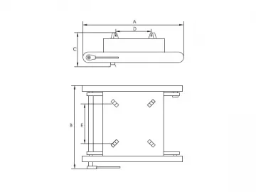 RCY-P Manual Cleaning Permanent Magnet Separator