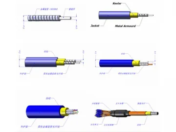 Armored Fiber Optic Patch Cord