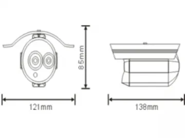 LED CCD Security Camera