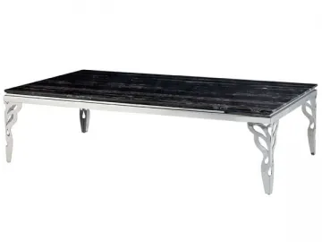 Rectangular Stainless Steel Coffee Table