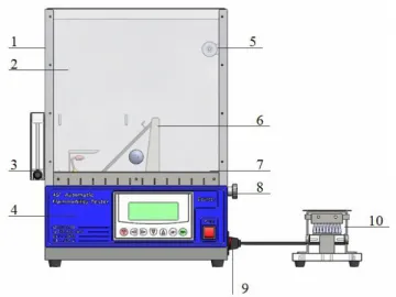 Flammability Test Instrument (45Degree Flammability Tester)