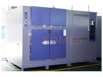 Thermal shock testing chamber in delivery