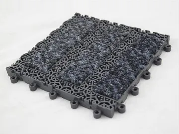 Modular entrance mats, Interlocking Carpet Tiles