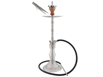 SS-B001 Stainless Steel Hookah, 82cm Complete Set Hookah