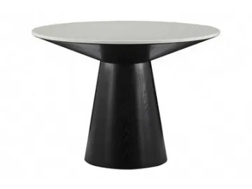 Modern Marble Top Wood Dining Table