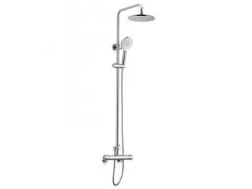 Chrome Thermostatic Mixer Shower Valve (for 9 Inch Overhead and 5 Inch Handheld Shower System)