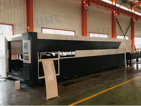 Large Format 6kW IPG Fiber Laser CNC Metal Cutting Machine