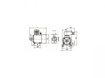 Explosion-proof Three-phase Induction Motor for Underground Coal Mining