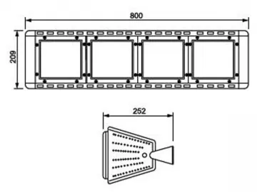 High Power LED Tunnel Light