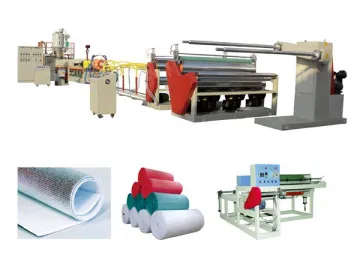 EPE Foam Cloth (for Package) Production Line