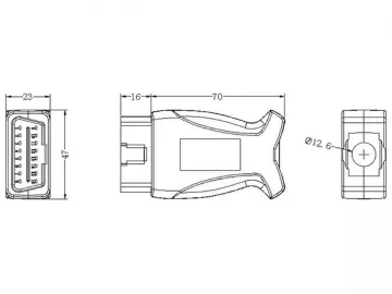 OBD Connector Shell-D