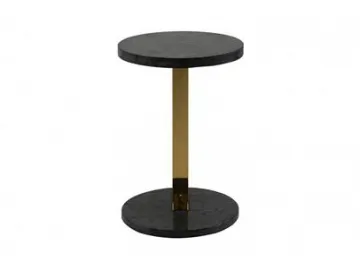 Luxury Marble Top Metal Side Table