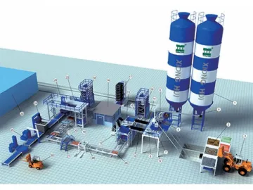 Fully Automatic Concrete Block Production Line