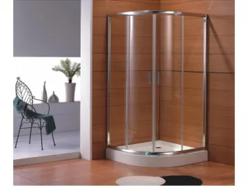 12 Framed Sliding Shower Door and Shower Enclosure