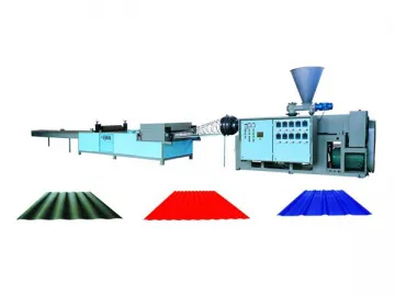 UPVC Corrugated Roof Sheet Production Line