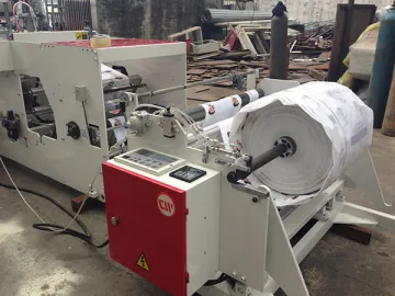 CW-500ZD Bottom Seal Soft Loop Handle Bag Making Machine