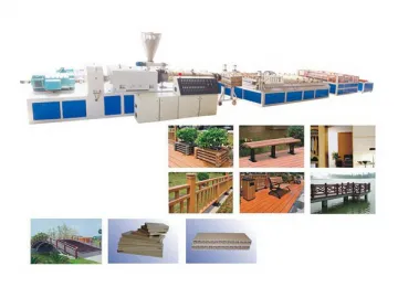 PVC Wood Plastic Foam Board Extrusion Line