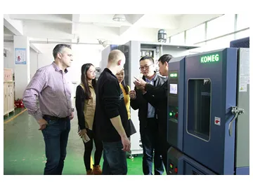 European client came for lab environmental testing chamber