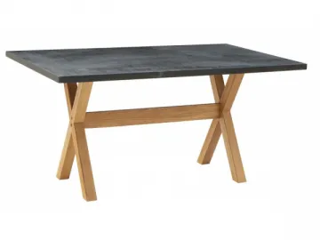 Teak and Granite Table