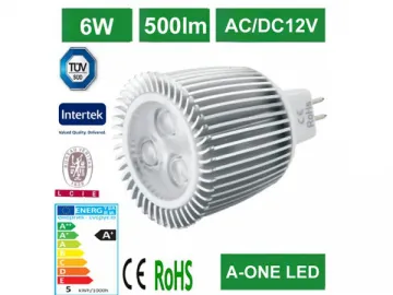 B3 MR16 6W High Power LED Spotlight