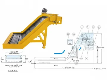 Hinge Belt Chip Conveyor