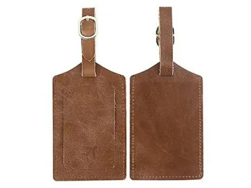 Leather Luggage Tag