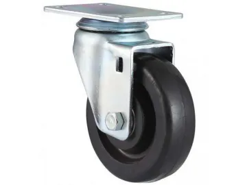 50~100kg Conductive Rubber Wheel Swivel Caster