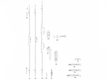 PVC Sliding Window and Door Fitting