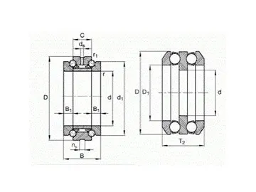 Thrust Ball Bearing, 51100 Series Bearing