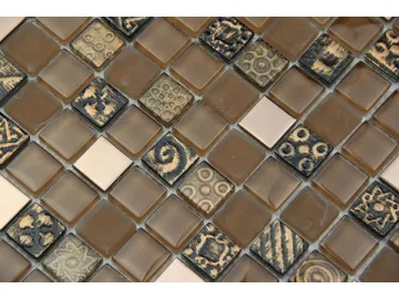 Resin Glass Mosaic Tile