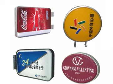 Advertising Light Clamshell Cover