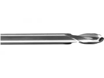 A-B2  Solid Carbide End Mill for Aluminum Alloy Machining - Corner Radius - 3 Flutes